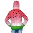 thumbnail image 4 of Cauagu Watermelon Print Sun Protection Jacket for Teen,Full-Zipper Long Sleeve Sun Shirts with Pockets UV Hoodie Shirts Outdoor Athletic Jacket-X-Large, 4 of 7
