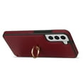 thumbnail image 6 of Allytech Galaxy S21+ Case Cover Wallet, S21 Plus Case, PU Leather with Ring Holder Stand Protective Shockproof Slim Fit Shell Phone Case Cover for Samsung Galaxy S21 Plus - Red, 6 of 8