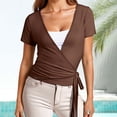 thumbnail image 2 of T-Shirts à Manches Longues pour Femmes, Tee-Shirts de Compression à Manches Longues, Hauts à Manches Longues pour Femmes, T-Shirts à Col Roulé pour Femmes, 2 of 4