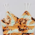 thumbnail image 4 of Fankiway Robe Rétro Sans Manches à Col en V avec Boutons à la Taille, Grande Jupe, Robe de Plage pour Femmes, Grande Taille, 4 of 8