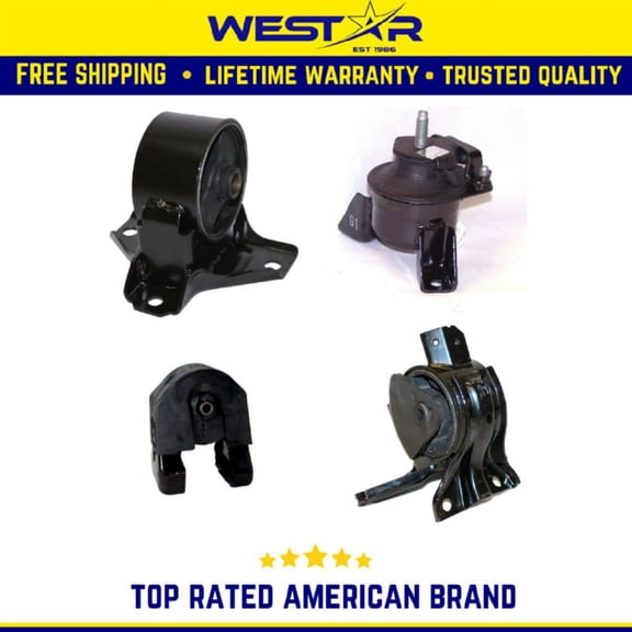 Engine Motor & Trans Mount 4PCS Set Compatible for 2006-2008 Hyundai Sonata 2.4L Replaces 9317 9353 9318 9361