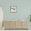thumbnail image 2 of Stupell Industries Sandpiper on Shallow Beach Coast Animals & Insects Painting Brown Floater Framed Canvas Art Print Wall Art, 25 x 25, 2 of 9