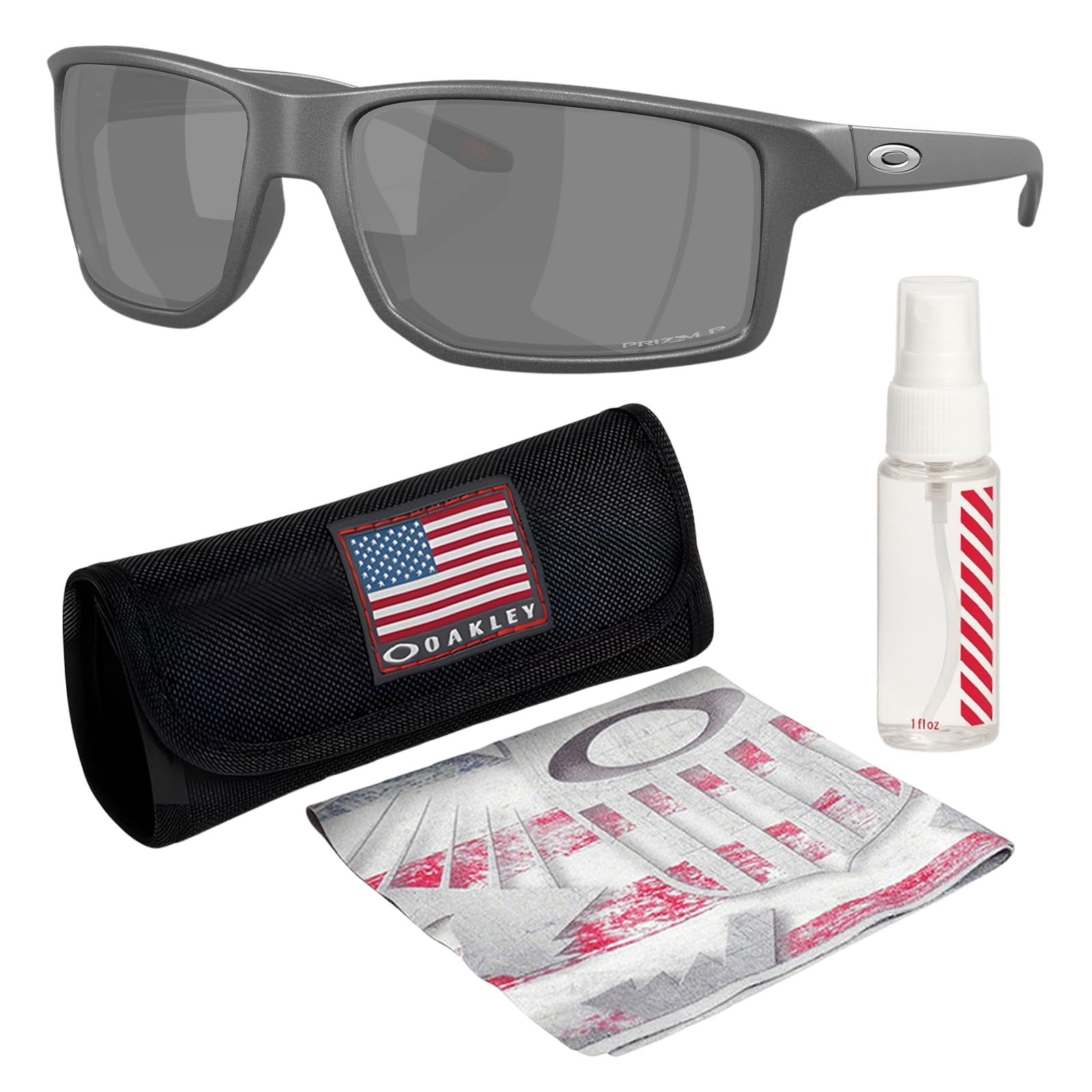 Oakley Turbine Sunglasses, Square Polarized Eyeglasses with Prizm
