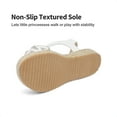 thumbnail image 5 of DREAM PAIRS Girls Sandals Espadrille Flatform Platform Wedge Open Toe Summer Shoes, 5 of 6