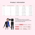 thumbnail image 5 of TSSOE Gymnastics Leotard for Girls Long Sleeve Rhinestone Bodysuit Tumbling Unitard with Crop Top and Leggings Burgundy 12, 5 of 5