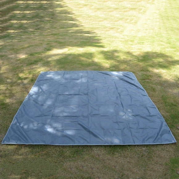 Desert&Fox Tente Imperméable Sol Bâche Pique-Nique Tapis Ultraléger Poche Tente Empreintes Plage Bâche avec Sac pour le Camping Randonneur-Gris150cm