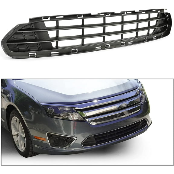 Kojem Front Bumper Lower Center Grille for 2010-2012 Ford Fusion S SE SEL AE5Z8200DA