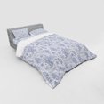 thumbnail image 2 of Ambesonne Paisley Bedding Set 4 Pcs, Abstract Buds and Dots, Queen, Black and White, 2 of 2
