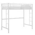thumbnail image 3 of Manor Park Modern Metal Twin Loft Bed - Multiple Finishes, 3 of 6