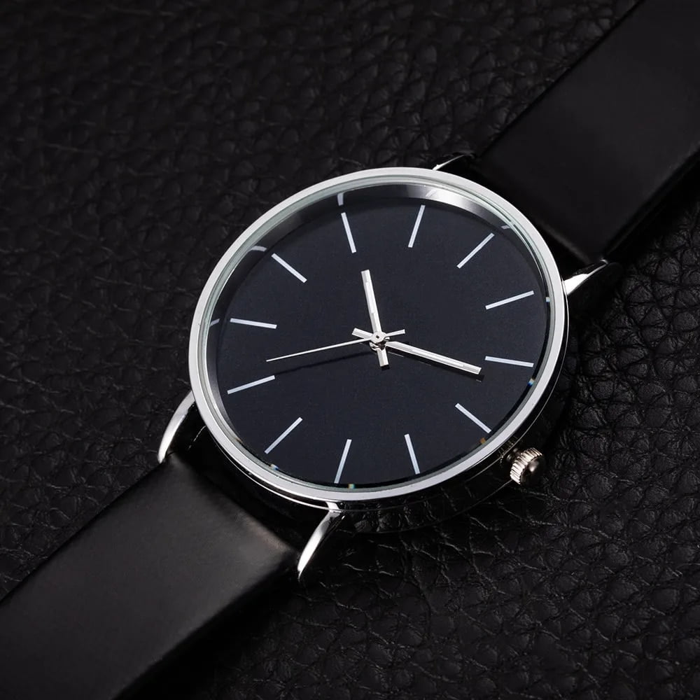 Relogio Masculino Quartz Watch Men Leather Casual Watches Men s Clock Male Sports Wristwatch montre homme hodinky ceasuri saat White 2 Walmart