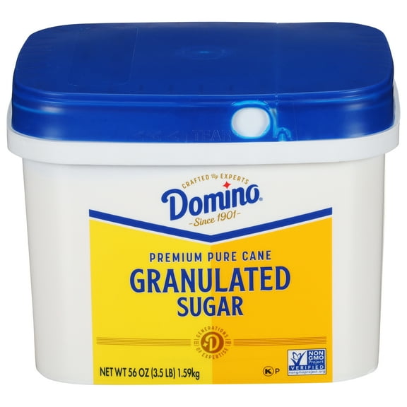 Domino Premium Pure Cane Granulated Sugar, 3.5 lb Tub