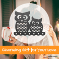 thumbnail image 2 of Mango Steam Metal Wall-Mounted Jewelry & Earring Organizer Owl, Black, 2 of 6