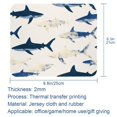 thumbnail image 5 of PhooArto Comfortable Mouse Pad Retro Shark Pattern Desktop Mousepad , 21 x 25 cm Mouse Mat, Non-Slip Rubber Base, Improves Speed and Precision, 5 of 7