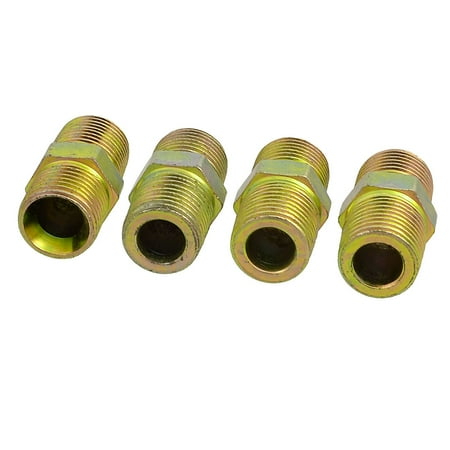 Hydraulic Tube Fittings - Unique Bargains Unique Bargains 4 Pcs 1/2
