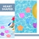 thumbnail image 5 of KAKOWELY 80 bolas de colores del océano, con forma de estrella y corazón, para piscina, juego de fiesta., 5 of 5