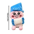 thumbnail image 3 of Gaiwos Opanchu Plush Toys 4 inches, Adorable Pink Bunny Stuffed Animal with Blue Bow, Ideal Hoilday Birthday Gift for Kids and Friends, 3 of 5