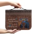 thumbnail image 2 of HELLHERO Butterfly Women Print Church Bible Bag Waterproof for Outdoor Study Christian Prayer Casual, PU Leather Portable Bible Carrying Case, 2 of 12