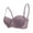 Purple, variant on Tqyyweavej Women's Lace Balconette Bra Lightly Lined Supportive Lingerie Bras Seamless Underwire Scalloped Demi Bras Size M to 2XL