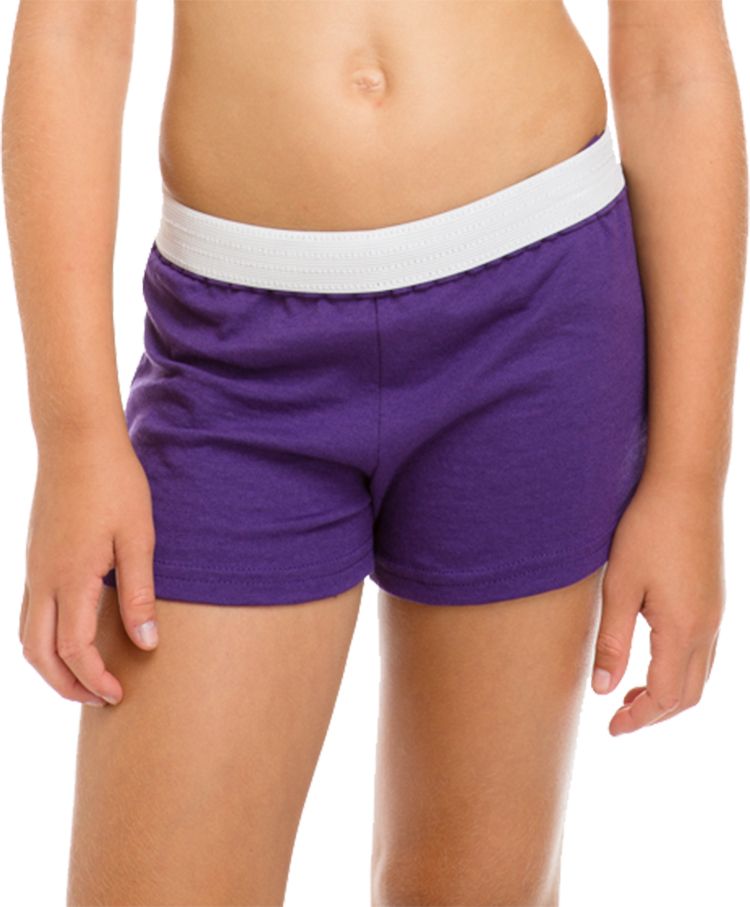 Soffe Girls' Cheer Shorts Purple TG XS 