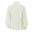 thumbnail image 2 of Kmbangi Men's  V Neck Solid Color Cosplay Prince Drama Stage Costume, 2 of 4
