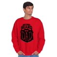 thumbnail image 3 of Big Bad Beard Dad Fathers Day Gift Men Big & Tall Sweatshirt Brisco Brands 5X, 3 of 6