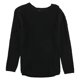 thumbnail image 1 of Suéter de punto de Cable Charter Club para mujer negro extragrande, 1 of 2