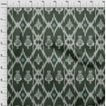 thumbnail image 3 of oneOone Tissu Popeline de Coton Géométrique Ikat Décor Tissu Imprimé BTY 42 Pouces de Large, 3 of 4