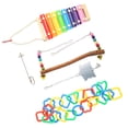 thumbnail image 4 of Chicken Swing Toys, Alleviate Boredom 5Pcs Colorful Chicken Toys Set with Sound for Pet Chicken, 4 of 7