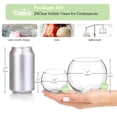 thumbnail image 2 of Juego de 24 floreros de vidrio tipo burbuja Etolies (12 piezas de 10 x 8 cm y 12 piezas de 6,7 x 5,6 cm), 2 of 9