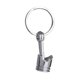 thumbnail image 2 of Engine Piston Keyring Keychain Metal Cool Car Keyring Purse Bag Pendant Decoration Creative Gift Party Favor (Silver), 2 of 2