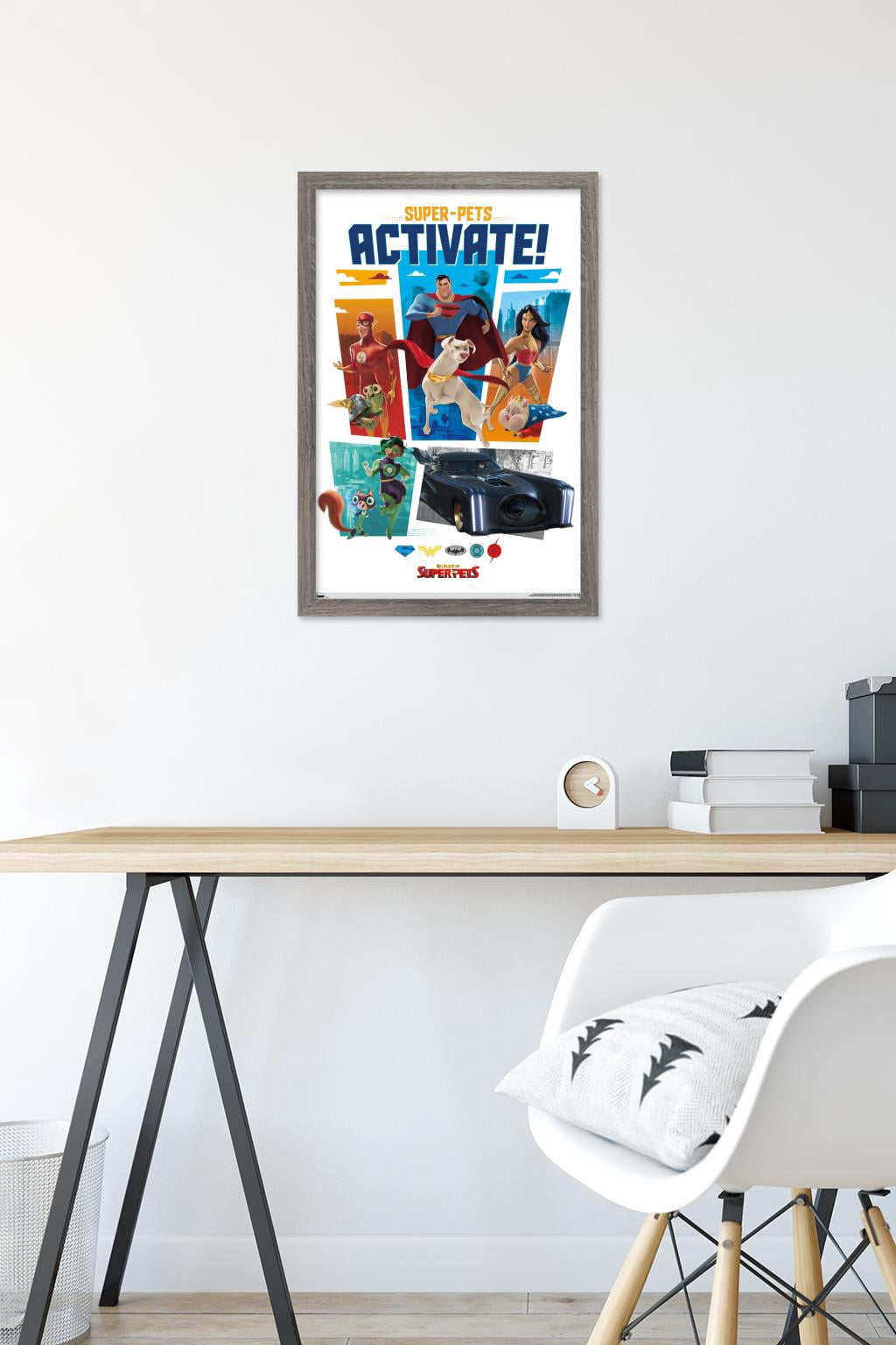 DC League of Super-Pets - Heroes Wall Poster, 14.725" x 22.375" Framed