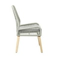 thumbnail image 2 of Newboti Furniture Grey and Weathered Wash Woven Back Side Chairs (Set of 2) 25140, 2 of 7