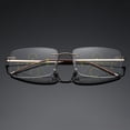 thumbnail image 1 of Gafas de presbicia de doble uso sin marco para hombre, antifatiga, con zoom automático, progresivas, multienfoque, antiluz azul, para presbicia, 1 of 4