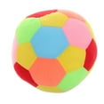 thumbnail image 3 of Colorful Plush Sensory Ball For Babies Soft Bell Toy For Infant Grasping And Tactile Development Parent-Child Interaction Stuffed Ball Colorful Ball, 3 of 5
