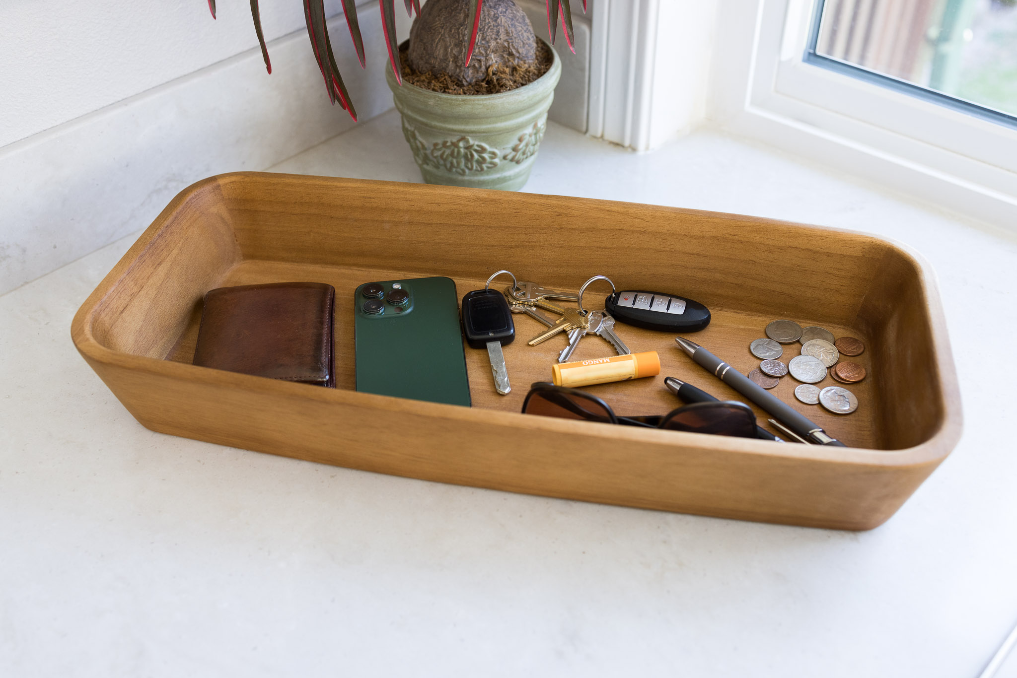 Better Homes & Gardens Acacia Wood Oval Serving Bowl photo 8
