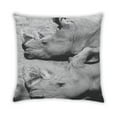 thumbnail image 2 of Ahgly Company Animals Rhinoceros Indoor Throw Pillow, 18 inch by 18 inch, 2 of 6