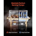 thumbnail image 4 of Juego de platos para buffet Hafing Dish VEVOR, 8 litros, paquete de 4 unidades, acero inoxidable, 4 of 9