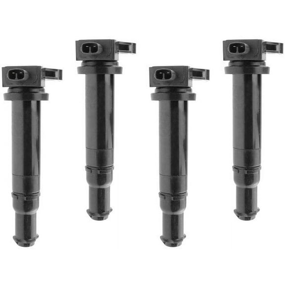 Ignition Coil 4 Piece Kit - Compatible with 2006 - 2011 Hyundai Accent 1.6L 2007 2008 2009 2010