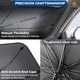 thumbnail image 5 of Parasol EcoNour plegable para parabrisas de coche, 54 x 29 cm, 5 of 8