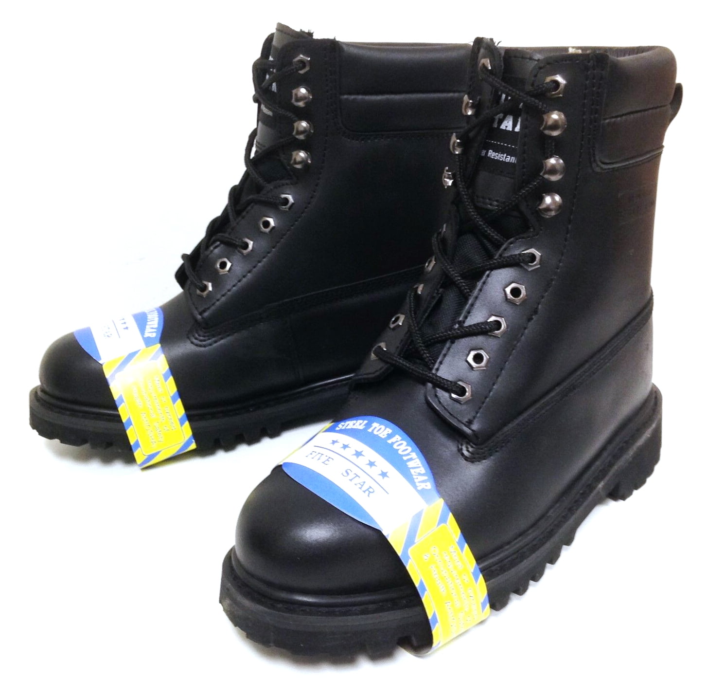 steel toe oil resistant work boots