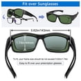 thumbnail image 4 of TINHAO Fit Over Polarized Sunglasses Over Glasses, Wrap Around Sunglasses Over Prescription Glasses, 4 of 6