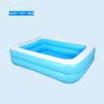 thumbnail image 1 of CAROOTU Baby Kid Inflatable Swimming Pool Paddling Pool Large Size Thickened Square Swimming Pool, 1 of 6