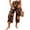 #1 Orange Floral Print, variant on Flowy Pants for Women High Waist Loose Casual Pazazzo Capris Summer Fall Wide Leg Lounge Pants Floral Pull On Trousers Size XL