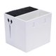 thumbnail image 1 of Caja organizadora de herramientas para el cabello, color blanco, con compartimentos, para uso doméstico y profesional en salones de belleza., 1 of 5