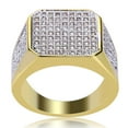thumbnail image 2 of Golden Business Full Diamond Ring For Men, 2 of 5