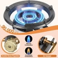 thumbnail image 6 of SIXDAY One Burner Propane  Stove, 90,000 BTU Camping Gas Stove with 0-20 PSI Regulator, Cast Iron Wok, Portable for Outdoor Cooking, 6 of 6