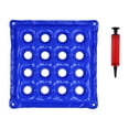 thumbnail image 4 of Cojín de asiento inflable de aire antiescaras con bomba y agujeros. Colchón de aire. Azul, 4 of 9