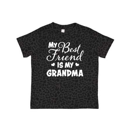 

Inktastic My Best Friend is My Grandma with Hearts Gift Toddler Boy or Toddler Girl T-Shirt