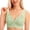 Green, variant on Wireless Front Closure Bra Breathable Full Coverage Bralette No Underwire Comfortable for Older Women Fiber Push Up Bra