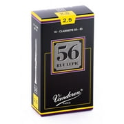 Vandoren Bb Clarinet 56 Rue Lepic Reeds Strength #2.5; Box of 10
